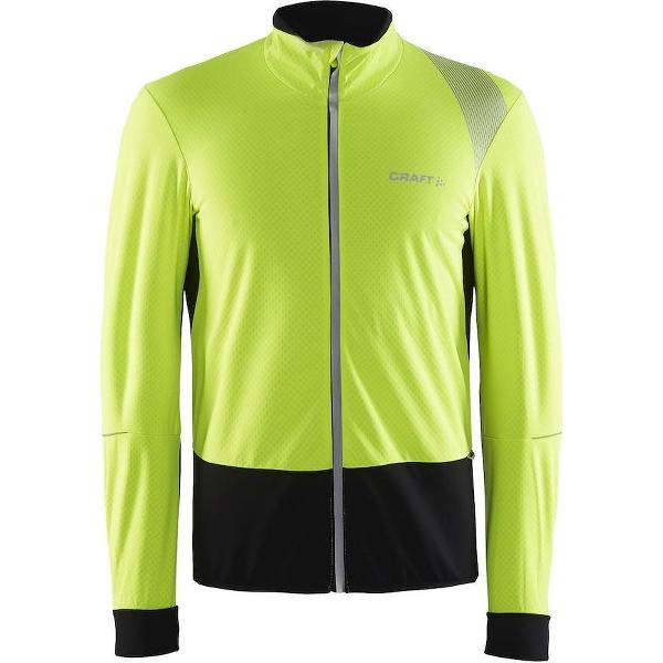 Craft Verve Wind Fietsshirt Lange Mouwen Geel Zwart