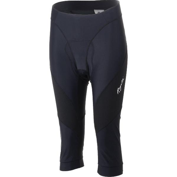 Rogelli Essential Driekwart Fietsbroek - Dames - Zwart - Maat XS