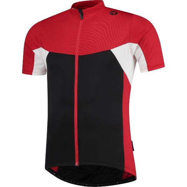 Rogelli Wielershirt KM Recco2.0 Zw/Rood/Wit 128-140