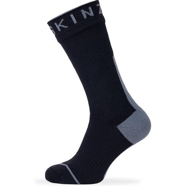 Sealskinz Briston waterdichte sokken Black/Grey - Unisex - maat S