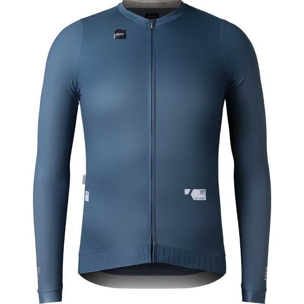 Gobik Cx Pro Jersey Met Lange Mouwen Blauw M Man