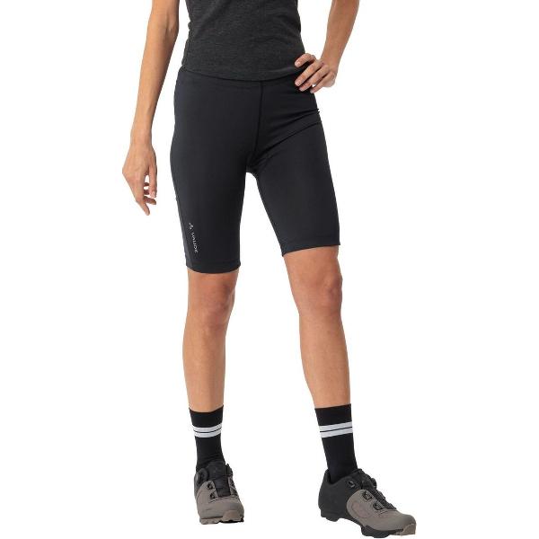 Vaude Matera Tights II fietsbroek kort zwart dames