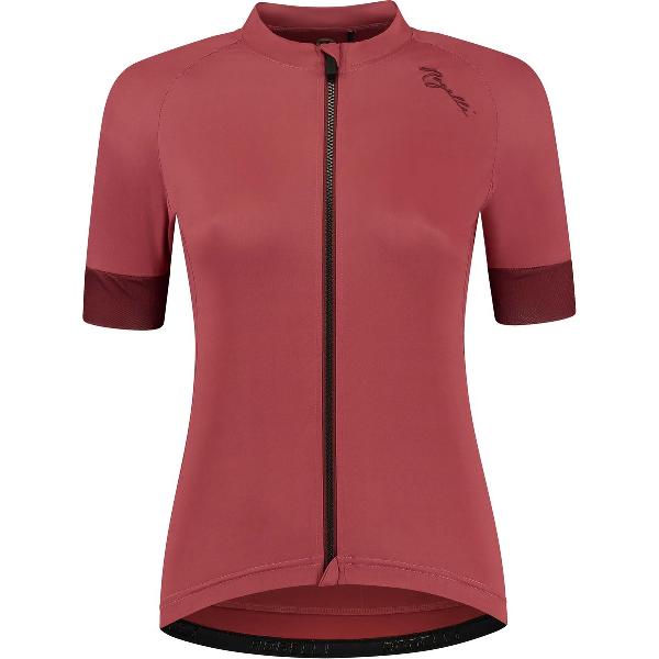 Rogelli Modesta Fietsshirt - Korte Mouwen - Dames - Cherry - Maat 2XL