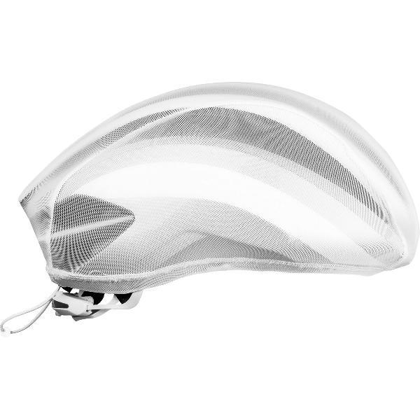 GripGrab - BugShield Helm Cover Helmovertrek Insecten Bescherming Fietsen Insectengaas Helmhoes Fietshelm - Wit - Unisex - Maat One Size