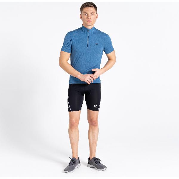 Dare 2B, Pedal it Out Heren korte mouw fiets shirt, Blauw , Maat 2XL