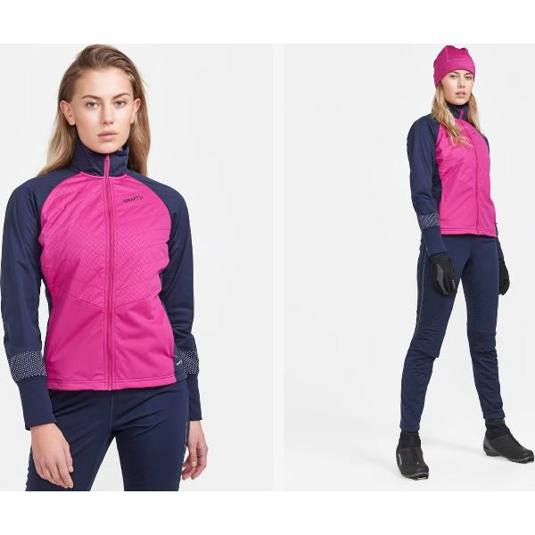 Craft - ADV Nordic Training Jacket - Windjack - Roze - Dames - Maat M