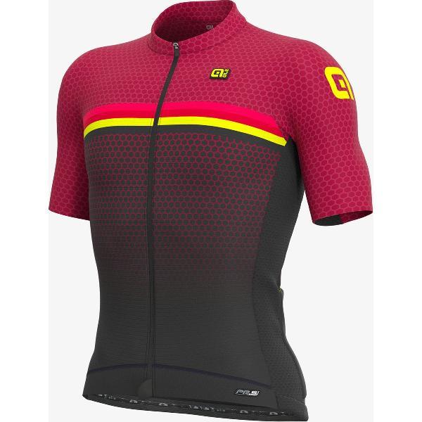 Ale Fietsshirt Korte Mouwen PRS Bridge - Bordeaux - 5XL - Valt klein