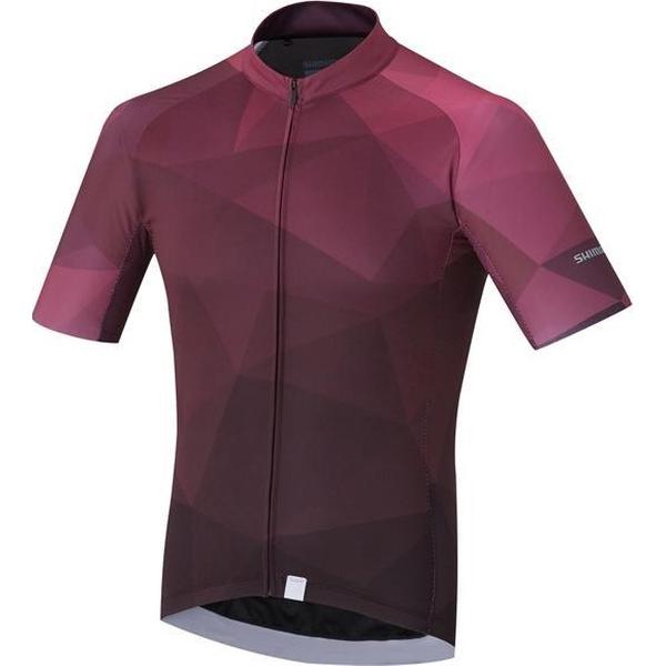 Shimano Fietsshirt Breakaway Heren Paars Maat S