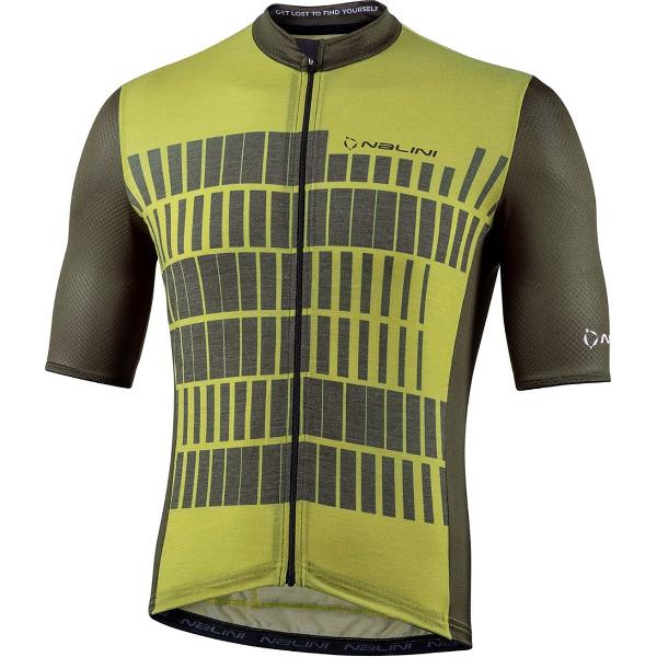 NALINI BAS WOOL JERSEY SS SURVIVOR GREEN Maat L