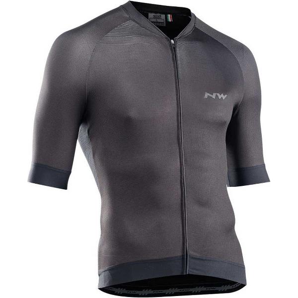 Northwave Fast Korte Mouwen Fietsshirt Grijs S Man