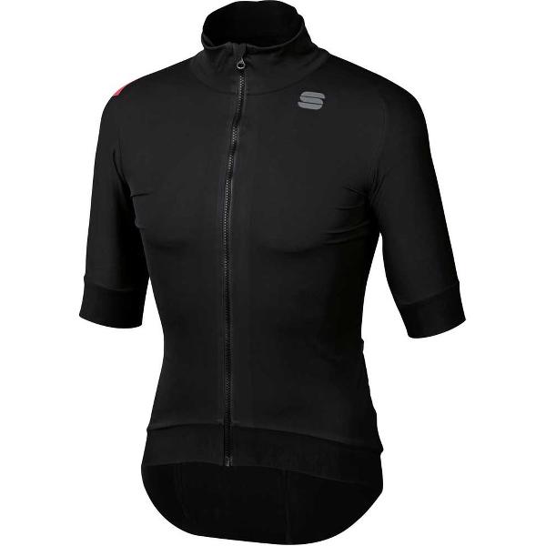 Sportful Fiandre Pro Jas Met Korte Mouwen Zwart 2XL Man