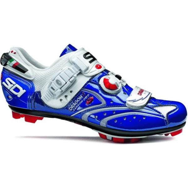 Sidi Scarpe Dragon 2 - Mountainbikeschoenen - Wit/blauw - maat 46,5