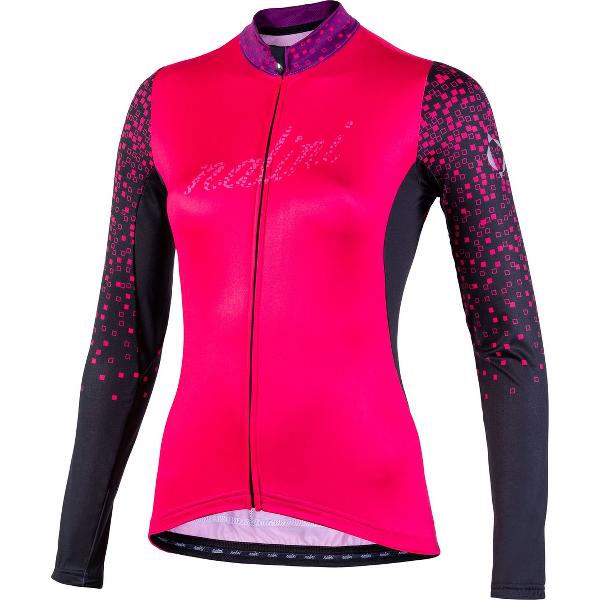 NALINI LW LADY JERSEY 2.0 LONG SLEEVE BLACK FUCSIA Maat S