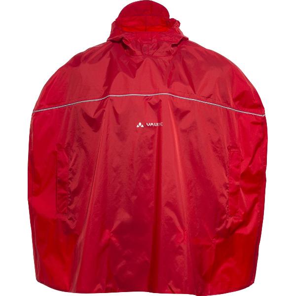 VAUDE Kids Grody Poncho red Maat 134-140