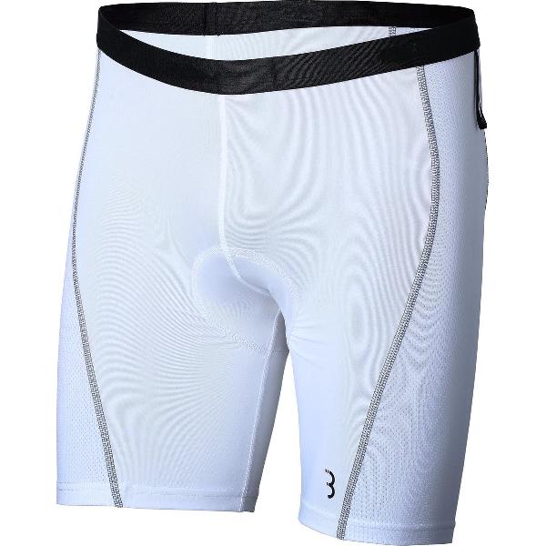 BBB Cyling InnerShorts Fietsonderbroek Met Zeem - Sneldrogende Fiets Mountainbike Broek - Wit - Maat XXXL