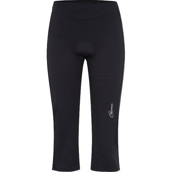 Gonso | Jane | Fietsbroek 3/4 Dames | Zwart Maat 36