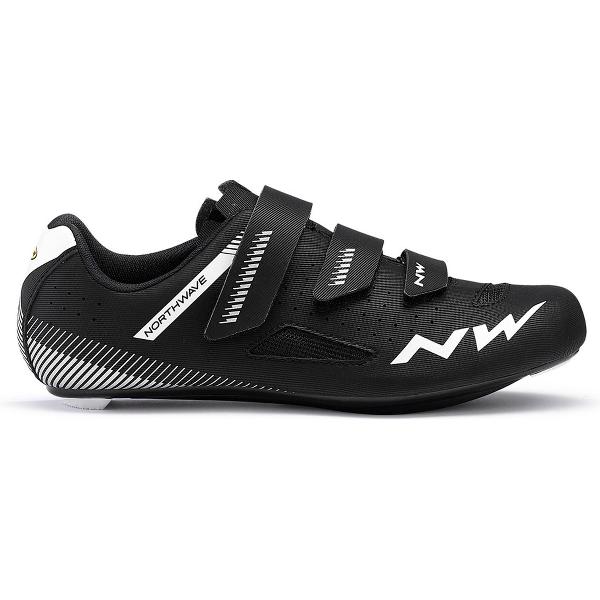 Northwave Core Race Fietsschoenen - Maat 45 - Unisex - zwart/wit