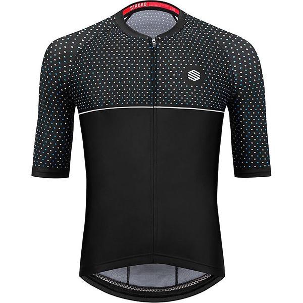 Siroko M2 Mount Evans Korte Mouwen Fietsshirt Zwart L Man