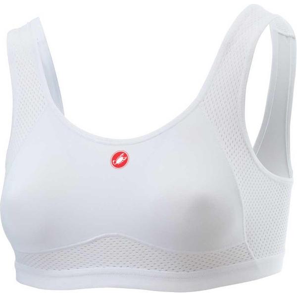 Castelli ROSSOO CORSA Sport Bh White - Vrouwen - maat XS