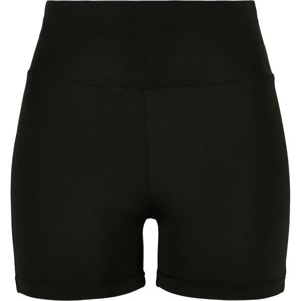 Urban Classics - Recycled High Waist Hot Pants Korte cycle broek - XL - Zwart