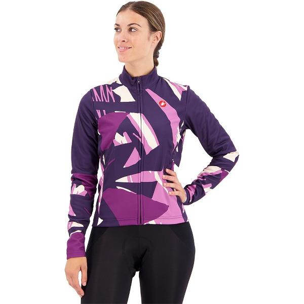 Castelli Tropicale Jersey Met Lange Mouwen Paars M Vrouw