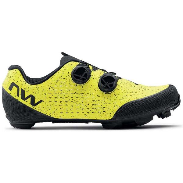 NORTHWAVE Rebel 3 MTB-Schoenen - Fluor Yellow / Black - Heren - EU 42