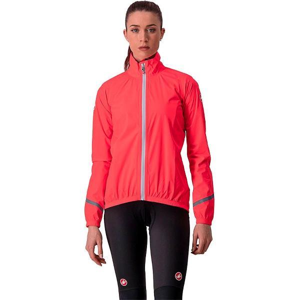 Castelli EMERGENCY 2 RAIN fietsjas Dames Brilliant Pink - Vrouwen - maat L