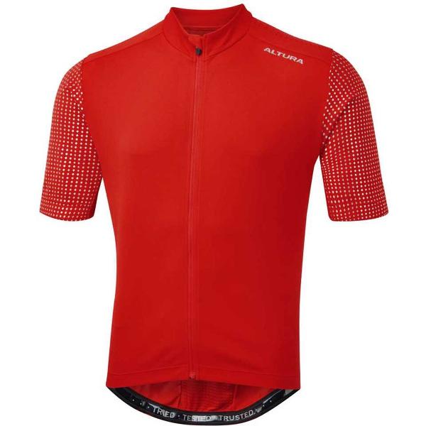 Altura Nightvision Jersey Met Korte Mouwen Rood L Man