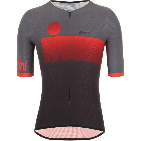 Santini Ironman Audax Korte Mouwen Fietsshirt Grijs XL Man