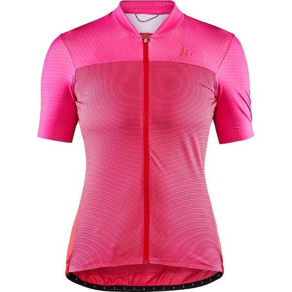 Craft Hale Glow Jersey W Fietsshirt Dames - Fame/Bright Red