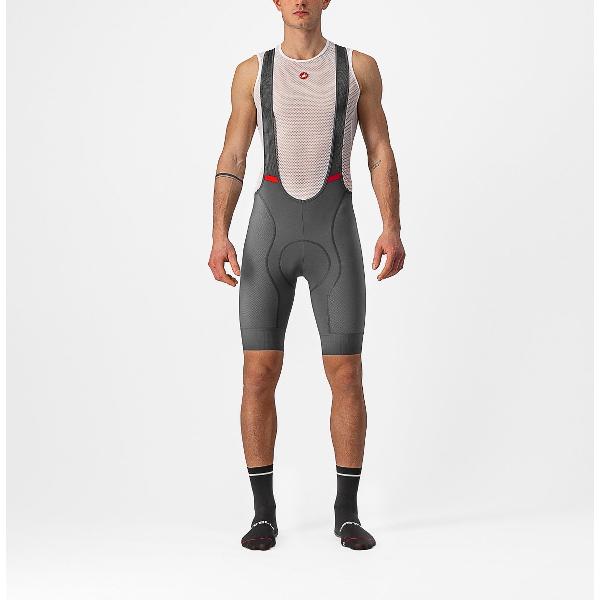 Castelli Competizione Bibshort gunmetal heren fietsbroek grijs