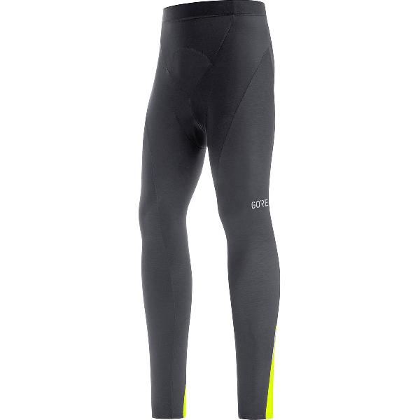 Gorewear Gore C3 Thermo Tights+ - Black/Neon Yellow