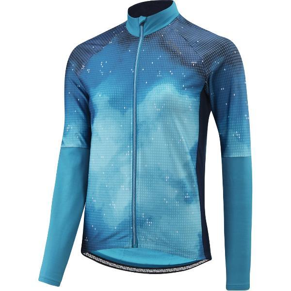 Loeffler wielrenshirt lange mouwen W Bike L/S Jersey Vapor dames - Blauw - 40