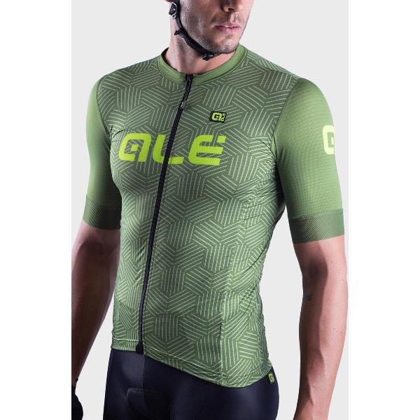 Ale Fietsshirt Korte Mouwen Solid Cross - Groen - L - Valt klein