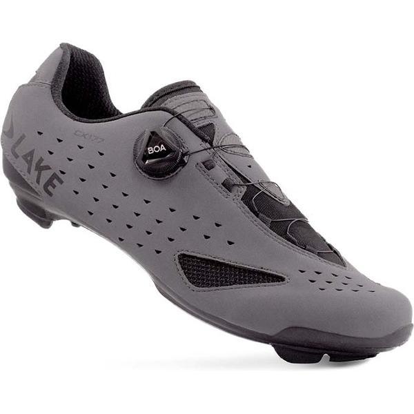 Lake CX177 Fietsschoen Race - Matte Grey/Black