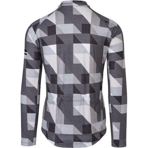 AGU Triangle Stripe Fietsshirt Lange Mouwen Essential Heren - Black - M