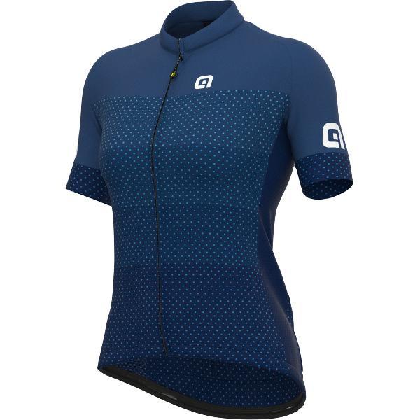 Ale Dames Fietsshirt Korte Mouwen Solid Level - Lichtblauw - XXL - Valt klein