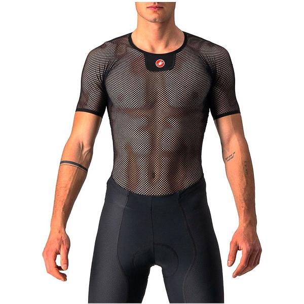 CASTELLI Core Mesh 3 Korte Mouwen Basislaag Heren - Black - S