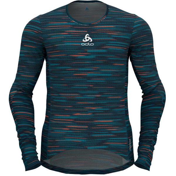 ODLO Zeroweight Ceramiwa Jersey Met Lange Mouwen Heren - Deep Dive - M