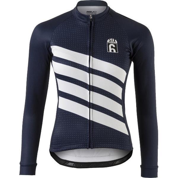 AGU Classic Fietsshirt Lange Mouwen SIX6 Dames - Blauw - S