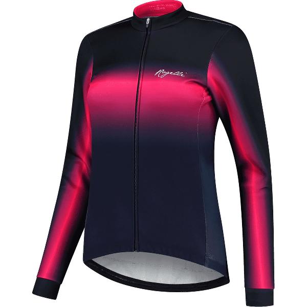 Rogelli Dream Winterjack - Dames - Fietsjack - Blauw/Roze/Zwart - Maat S