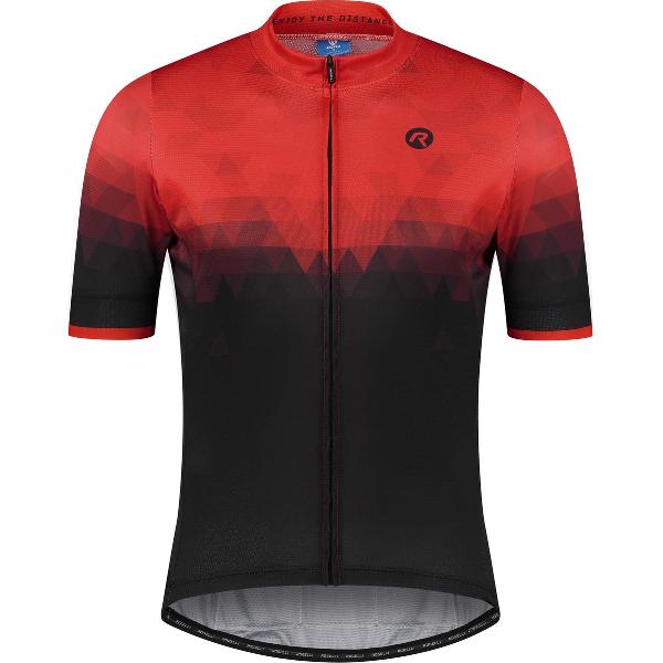 Rogelli Sphere Fietsshirt Heren Zwart/Rood - Maat 2XL