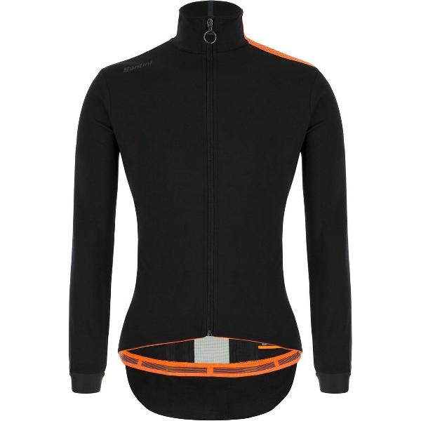 Santini Fietsjack lange mouwen Zwart Heren - Vega Multi Jacket Black - M