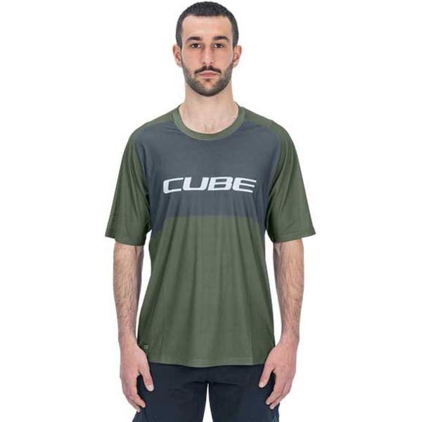 Cube Vertex Tm Enduro-trui Met Korte Mouwen Groen 2XL Man