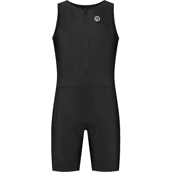 Rogelli Florida Trisiut Met Korte Mouwen Voor Triatlon - Kids - Zwart - Maat 128/140