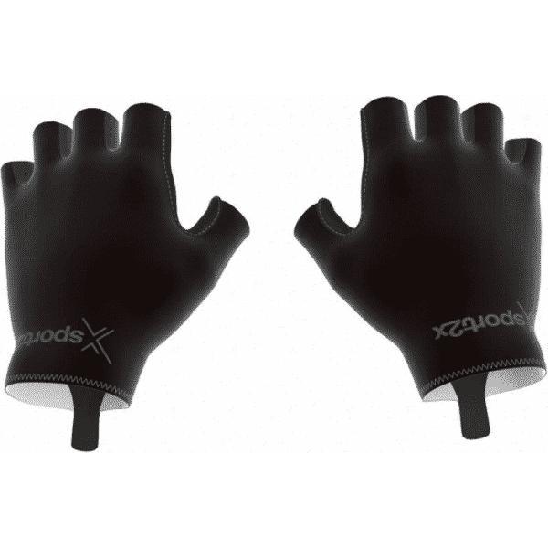 Sport2x Korte Vinger Fietshandschoenen Zwart