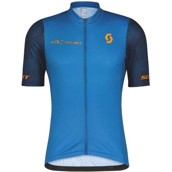 Scott Rc Team 10 Korte Mouwen Fietsshirt Blauw L Man