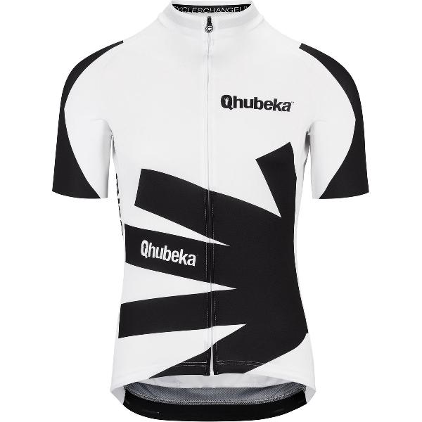 Assos Qhubeka Moving Forward Fietsshirt Met Korte Mouwen Zwart