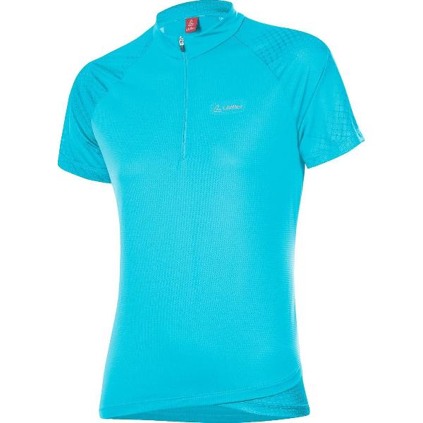 Löffler Fietsshirt Rise 3.0 Dames Polyester Lichtblauw Mt 44