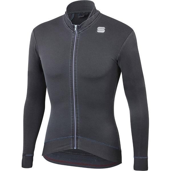 Sportful Monocrome Thermische Jersey Met Lange Mouwen Zwart S Man